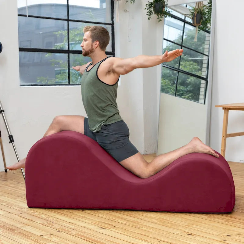 Avana Luvu Lounger - Chaise longue pour le yoga, l'exercice, les étirements, les massages et plus encore - Noyau en mousse haute densité