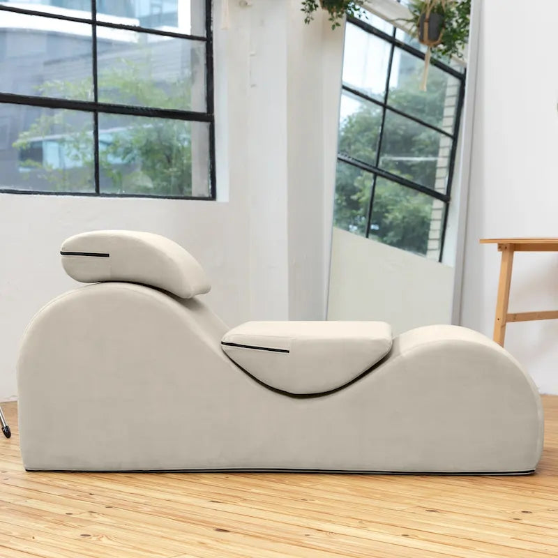 Avana Luvu Lounger - Chaise longue pour le yoga, l'exercice, les étirements, les massages et plus encore - Noyau en mousse haute densité