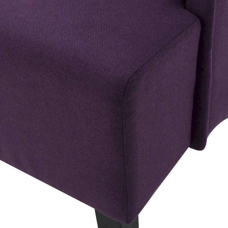 Chaise de salle à manger à dossier haut en tissu Callie par Christopher Knight Home - 23,25 L x 28,75 l x 46,25 H