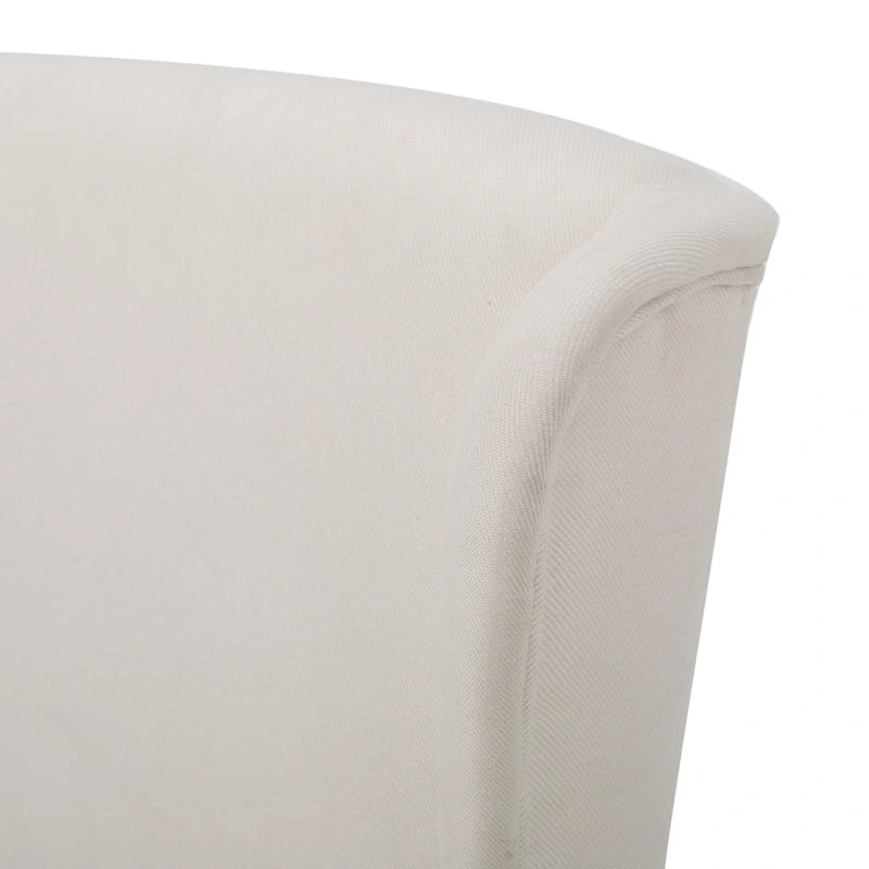Chaise de salle à manger à dossier haut en tissu Callie par Christopher Knight Home - 23,25 L x 28,75 l x 46,25 H