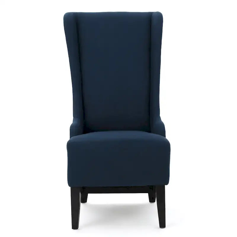 Chaise de salle à manger à dossier haut en tissu Callie par Christopher Knight Home - 23,25 L x 28,75 l x 46,25 H