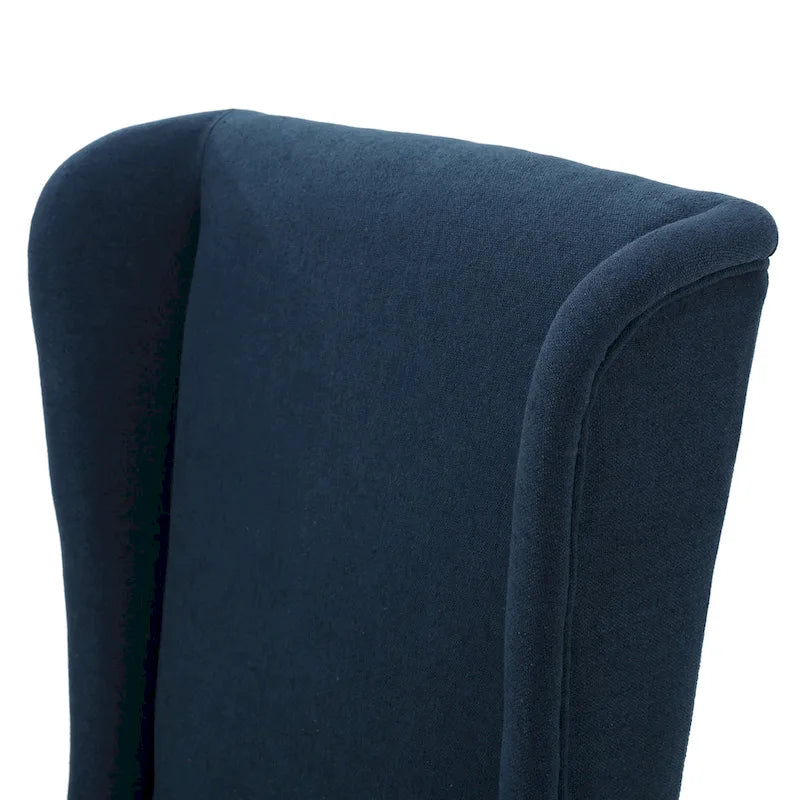 Chaise de salle à manger à dossier haut en tissu Callie par Christopher Knight Home - 23,25 L x 28,75 l x 46,25 H