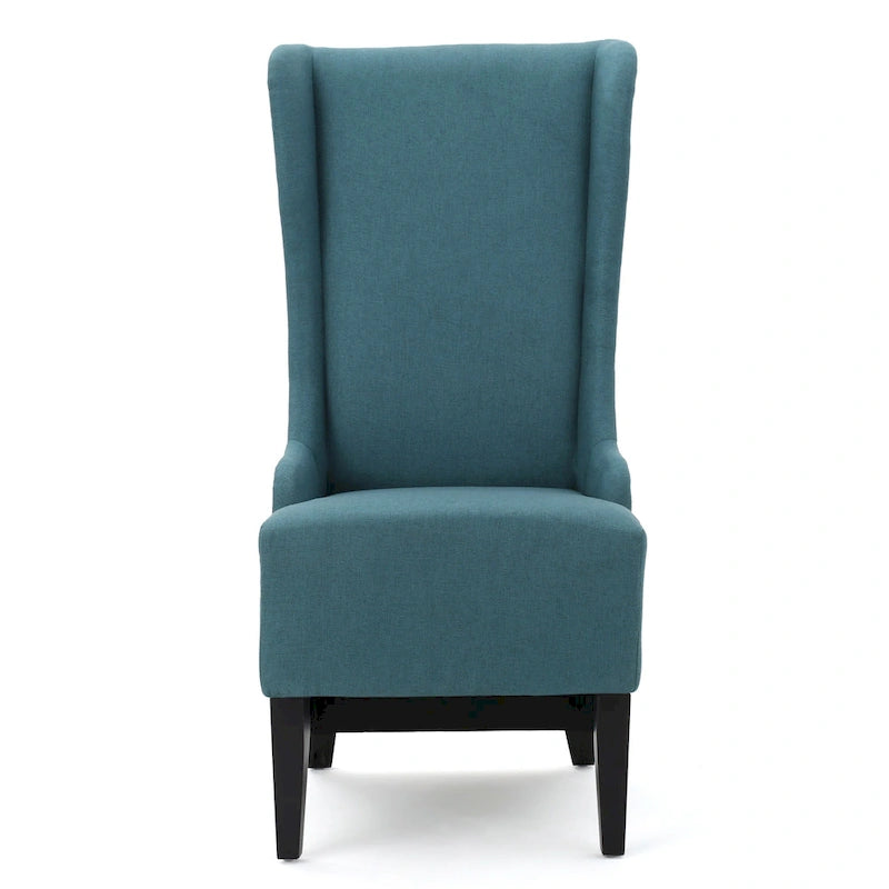 Chaise de salle à manger à dossier haut en tissu Callie par Christopher Knight Home - 23,25 L x 28,75 l x 46,25 H