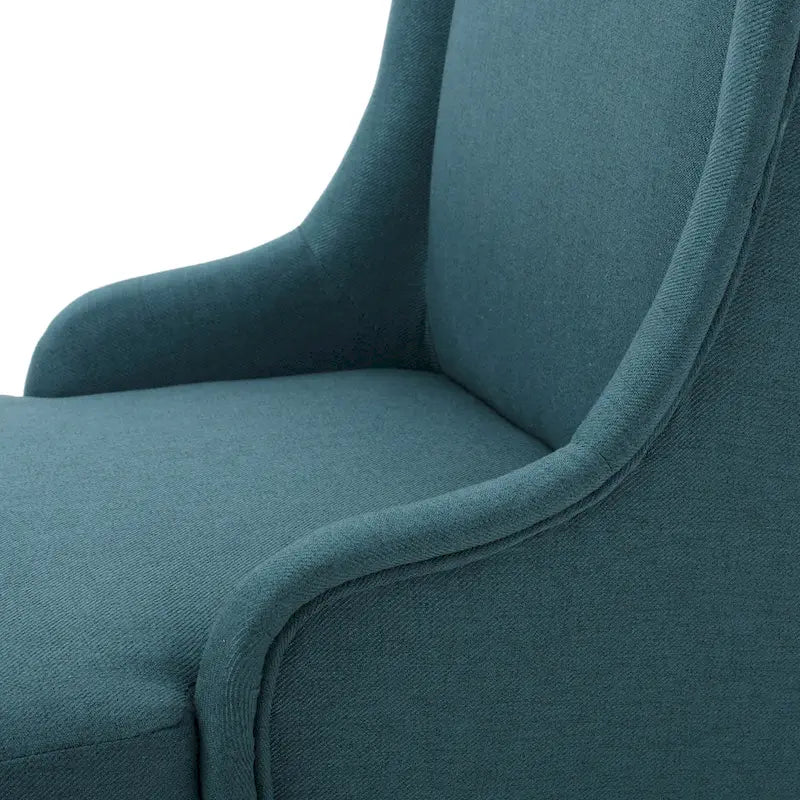 Chaise de salle à manger à dossier haut en tissu Callie par Christopher Knight Home - 23,25 L x 28,75 l x 46,25 H