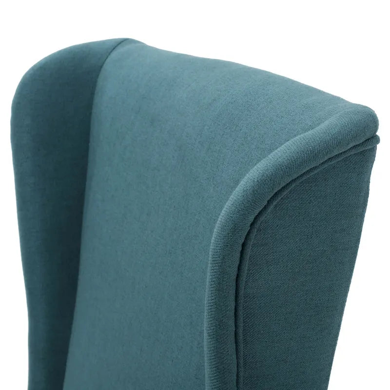 Chaise de salle à manger à dossier haut en tissu Callie par Christopher Knight Home - 23,25 L x 28,75 l x 46,25 H