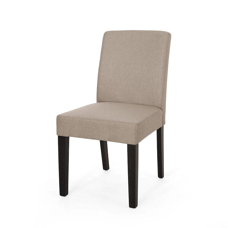 Chaise de salle à manger contemporaine rembourrée Kuna (ensemble de 2) par Christopher Knight Home