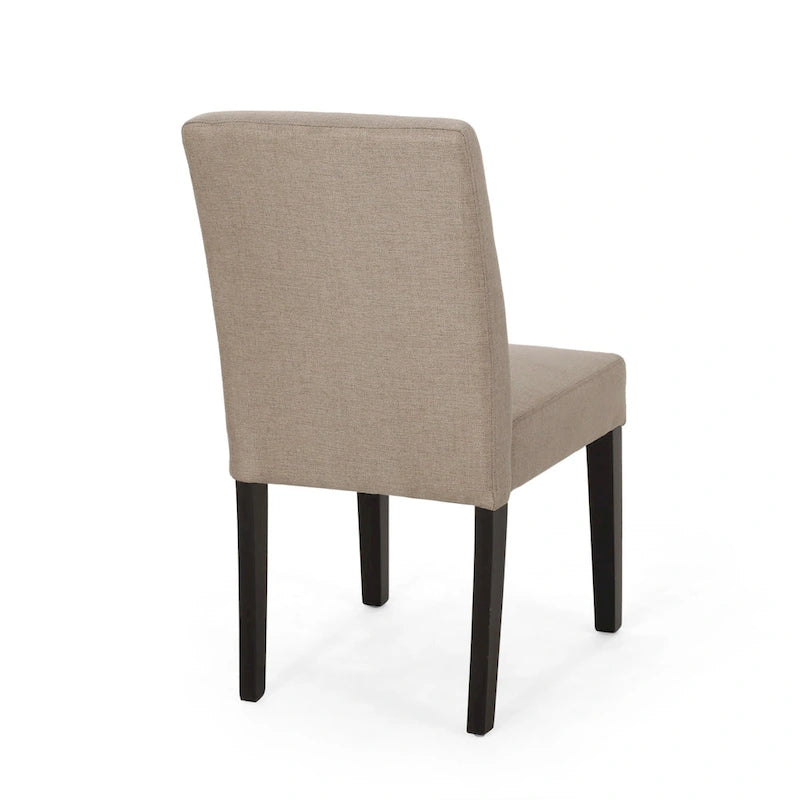 Chaise de salle à manger contemporaine rembourrée Kuna (ensemble de 2) par Christopher Knight Home