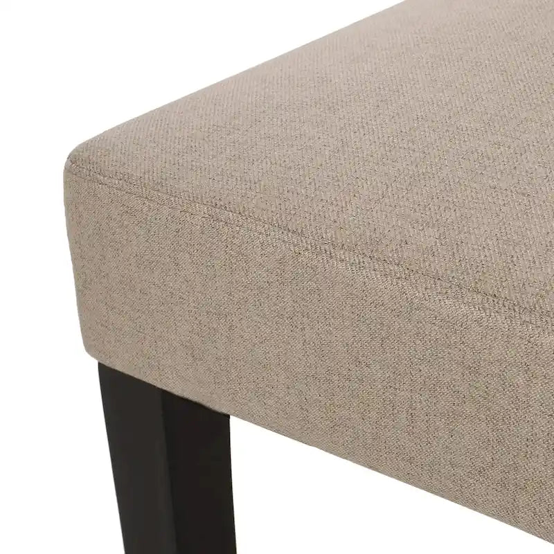 Chaise de salle à manger contemporaine rembourrée Kuna (ensemble de 2) par Christopher Knight Home