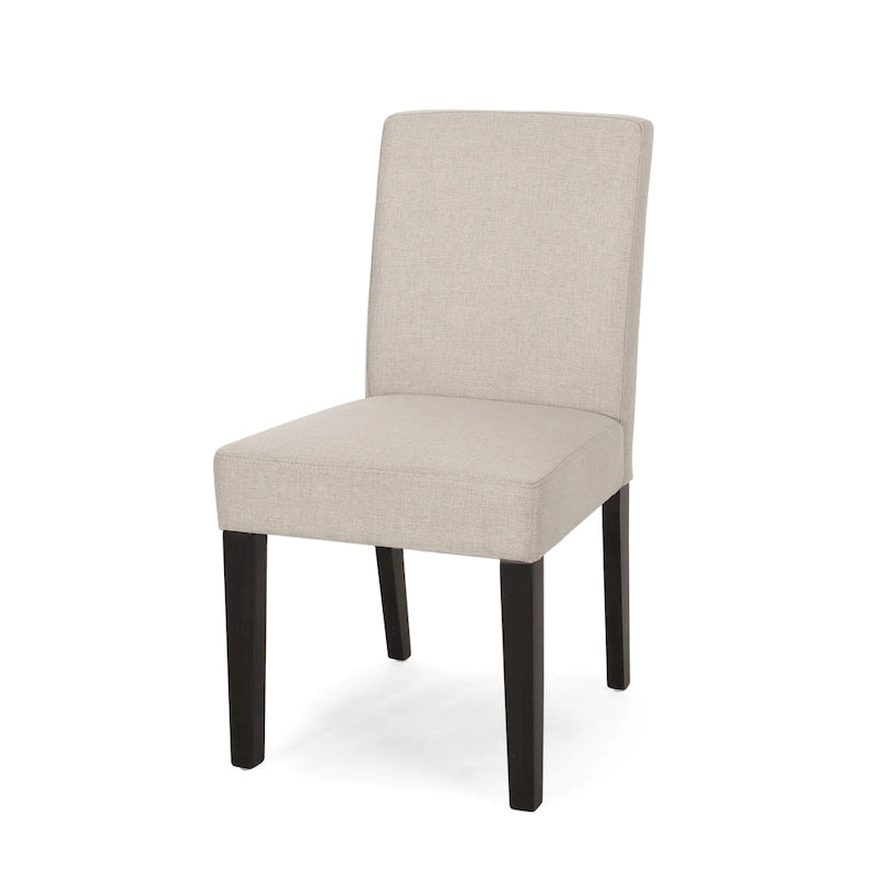 Chaise de salle à manger contemporaine rembourrée Kuna (ensemble de 2) par Christopher Knight Home