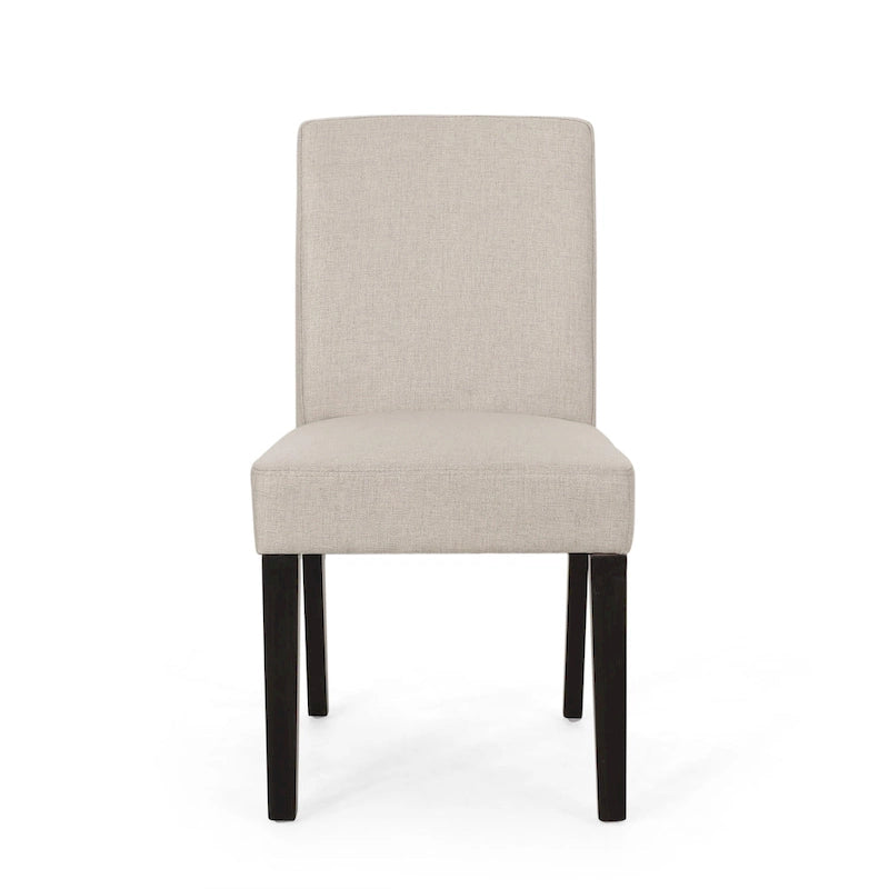 Chaise de salle à manger contemporaine rembourrée Kuna (ensemble de 2) par Christopher Knight Home