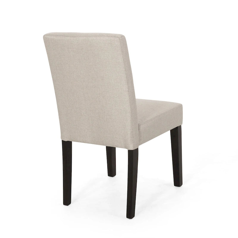 Chaise de salle à manger contemporaine rembourrée Kuna (ensemble de 2) par Christopher Knight Home