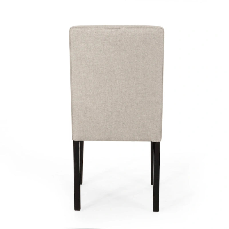 Chaise de salle à manger contemporaine rembourrée Kuna (ensemble de 2) par Christopher Knight Home
