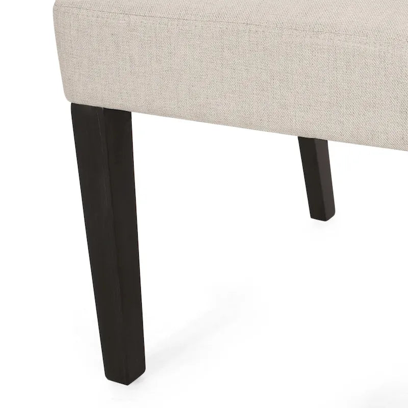 Chaise de salle à manger contemporaine rembourrée Kuna (ensemble de 2) par Christopher Knight Home