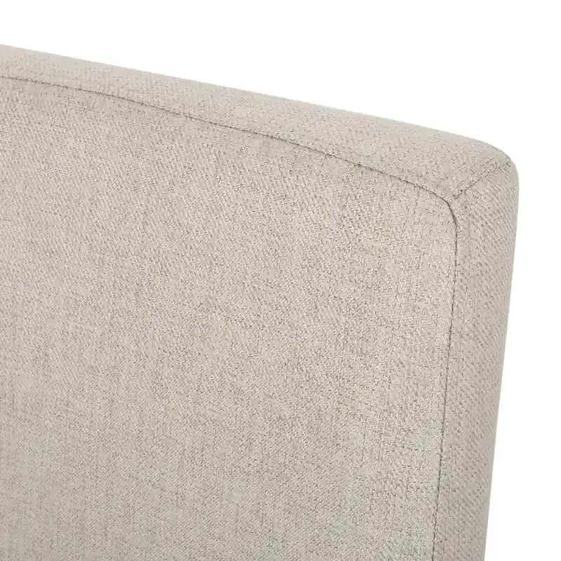 Chaise de salle à manger contemporaine rembourrée Kuna (ensemble de 2) par Christopher Knight Home
