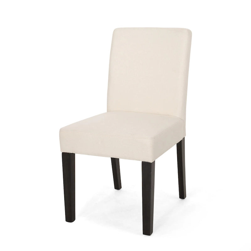 Chaise de salle à manger contemporaine rembourrée Kuna (ensemble de 2) par Christopher Knight Home