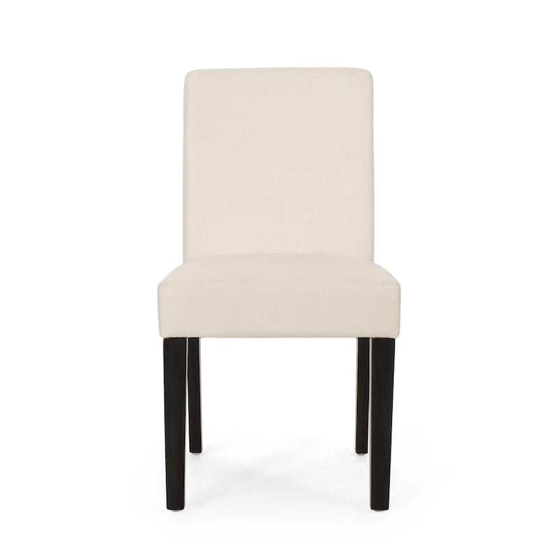 Chaise de salle à manger contemporaine rembourrée Kuna (ensemble de 2) par Christopher Knight Home