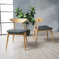 Chaises de salle à manger Barron Mid-Century Modern (ensemble de 2) par Christopher Knight Home - 22,50 L x 19,75 P x 28,75 H