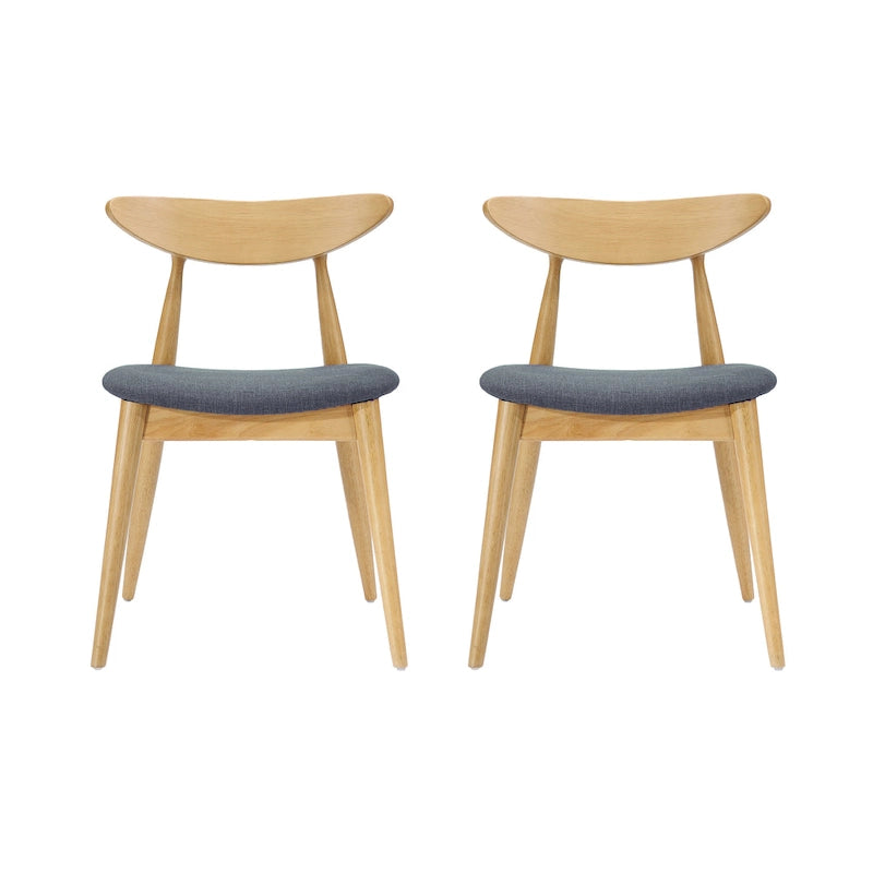 Chaises de salle à manger Barron Mid-Century Modern (ensemble de 2) par Christopher Knight Home - 22,50 L x 19,75 P x 28,75 H