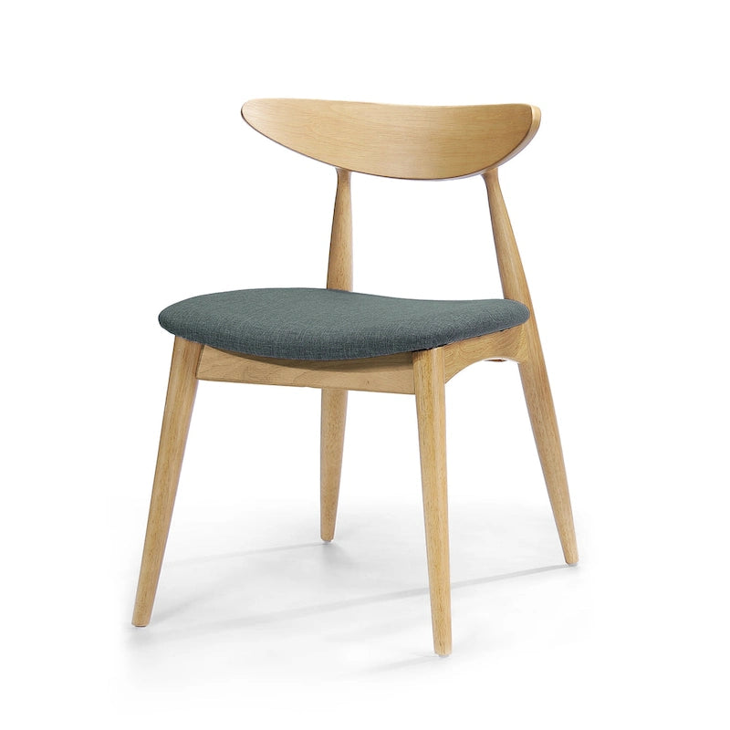 Chaises de salle à manger Barron Mid-Century Modern (ensemble de 2) par Christopher Knight Home - 22,50 L x 19,75 P x 28,75 H