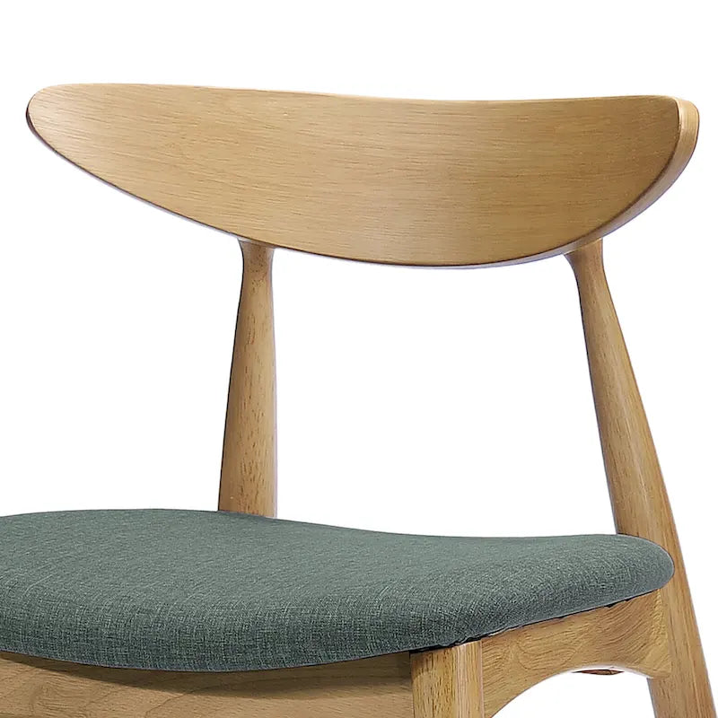 Chaises de salle à manger Barron Mid-Century Modern (ensemble de 2) par Christopher Knight Home - 22,50 L x 19,75 P x 28,75 H