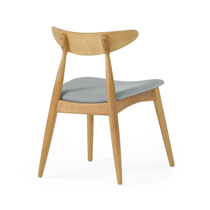 Chaises de salle à manger Barron Mid-Century Modern (ensemble de 2) par Christopher Knight Home - 22,50 L x 19,75 P x 28,75 H