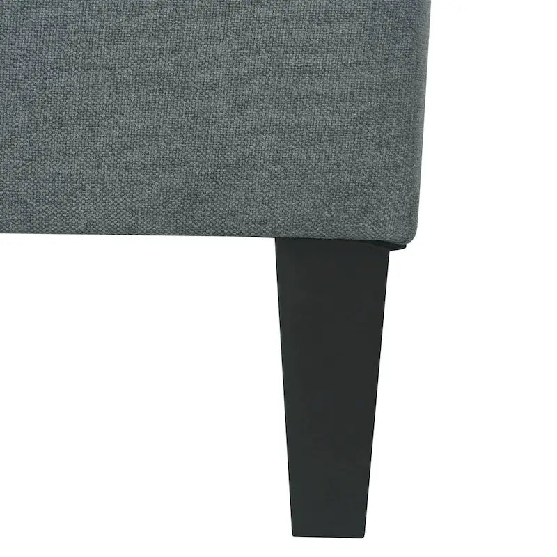 Pouf ottoman en tissu capitonné Tiernan par Christopher Knight Home