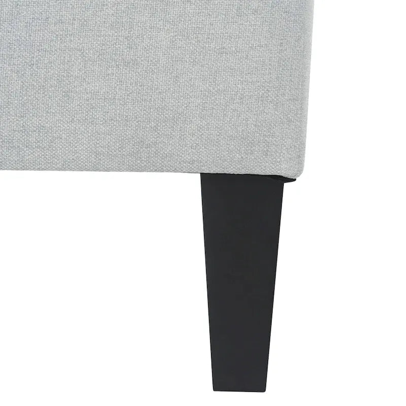 Pouf ottoman en tissu capitonné Tiernan par Christopher Knight Home