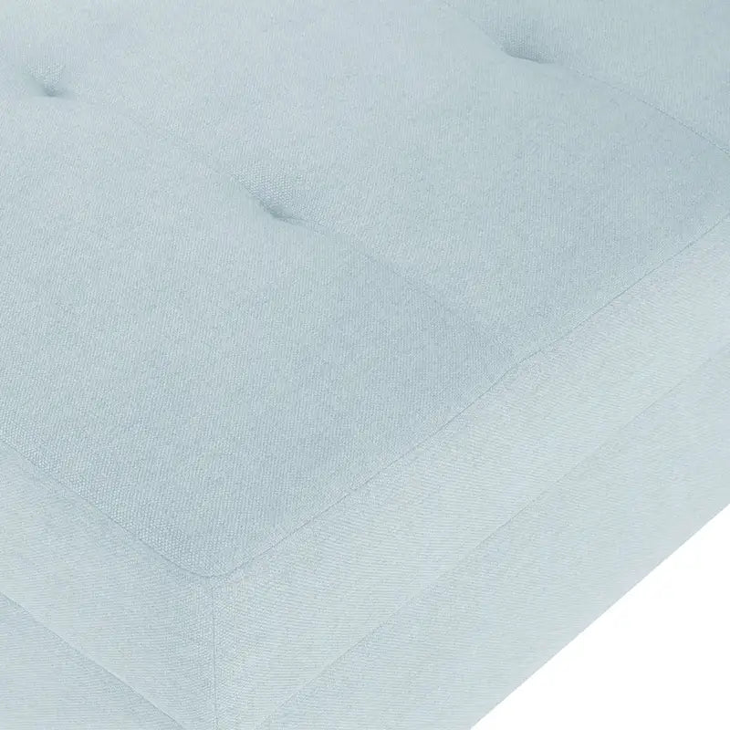 Pouf ottoman en tissu capitonné Tiernan par Christopher Knight Home