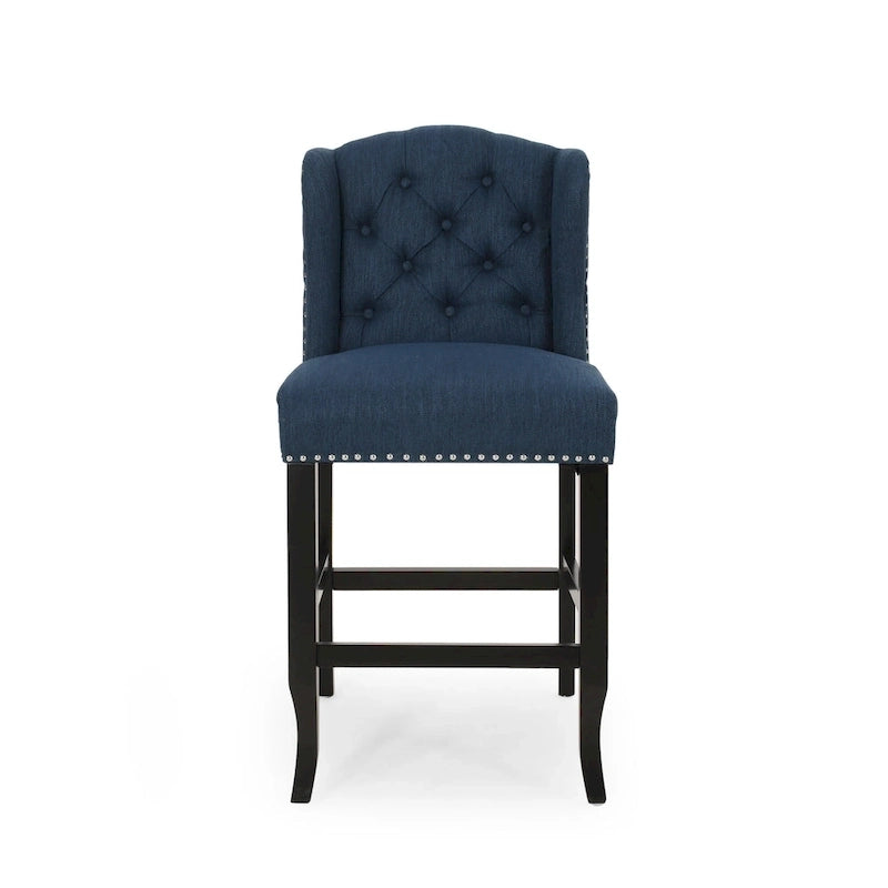Tabouret de comptoir Foxcroft Wingback (ensemble de 2) par Christopher Knight Home