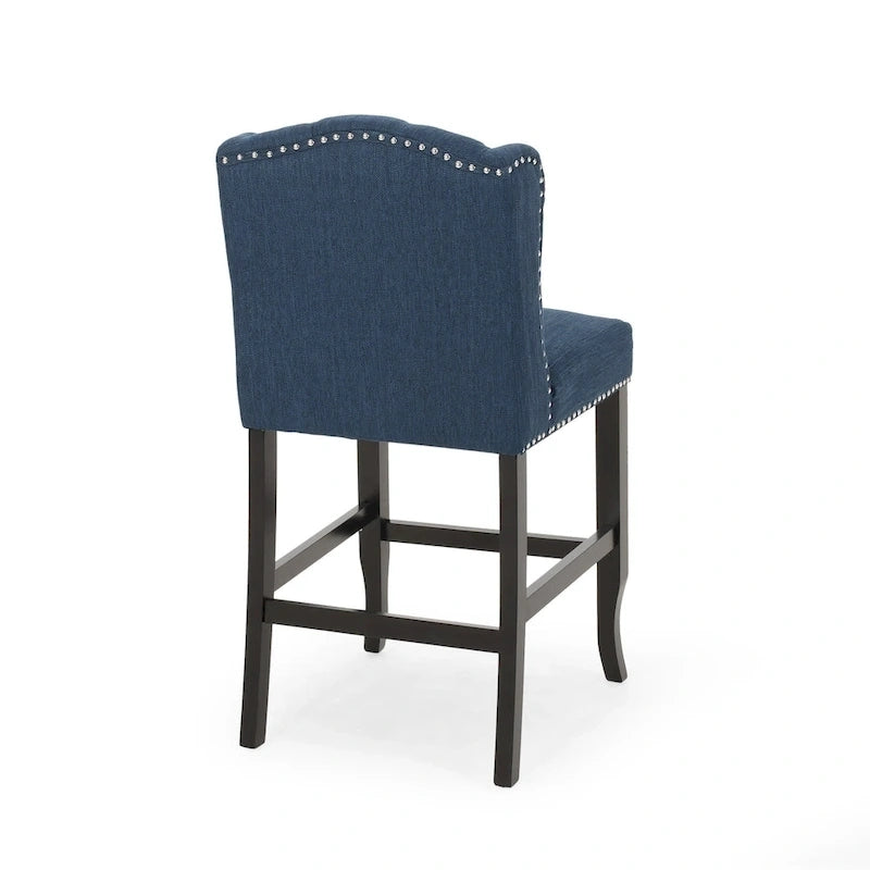 Tabouret de comptoir Foxcroft Wingback (ensemble de 2) par Christopher Knight Home