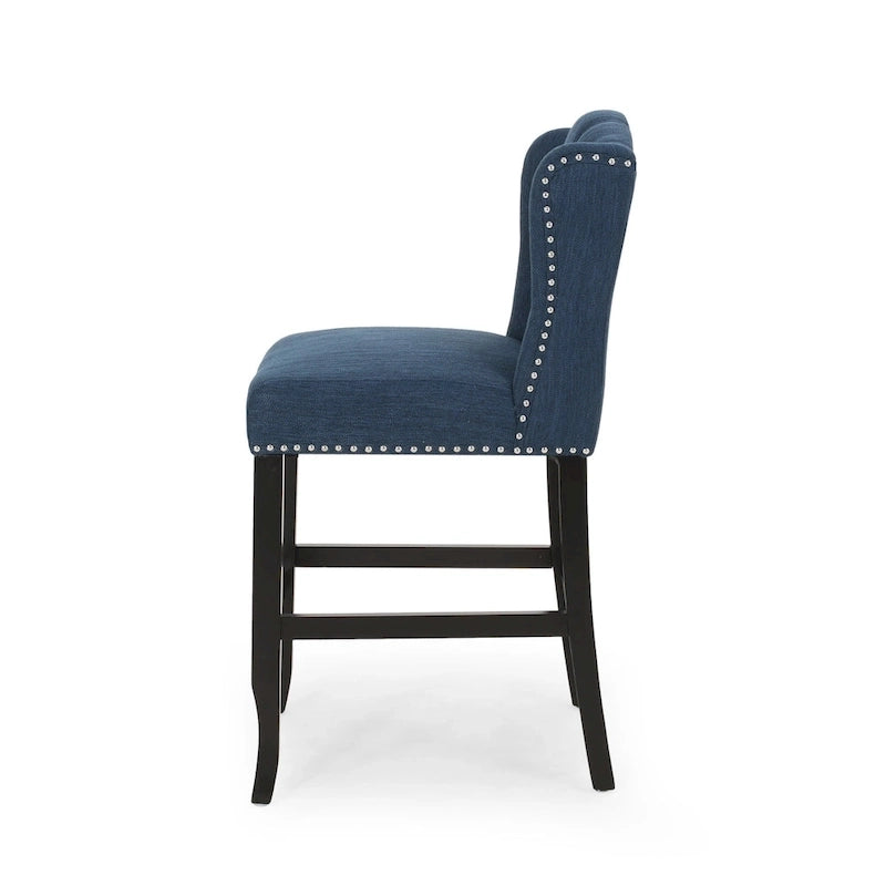 Tabouret de comptoir Foxcroft Wingback (ensemble de 2) par Christopher Knight Home