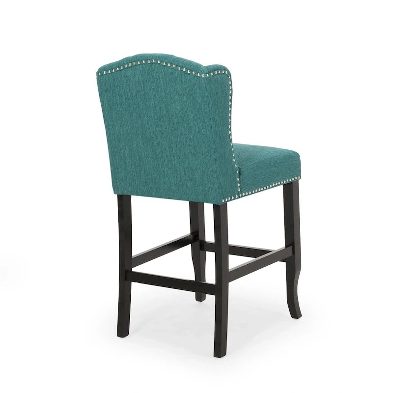 Tabouret de comptoir Foxcroft Wingback (ensemble de 2) par Christopher Knight Home