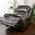 Fauteuil inclinable Charlie en cuir PU de Christopher Knight Home