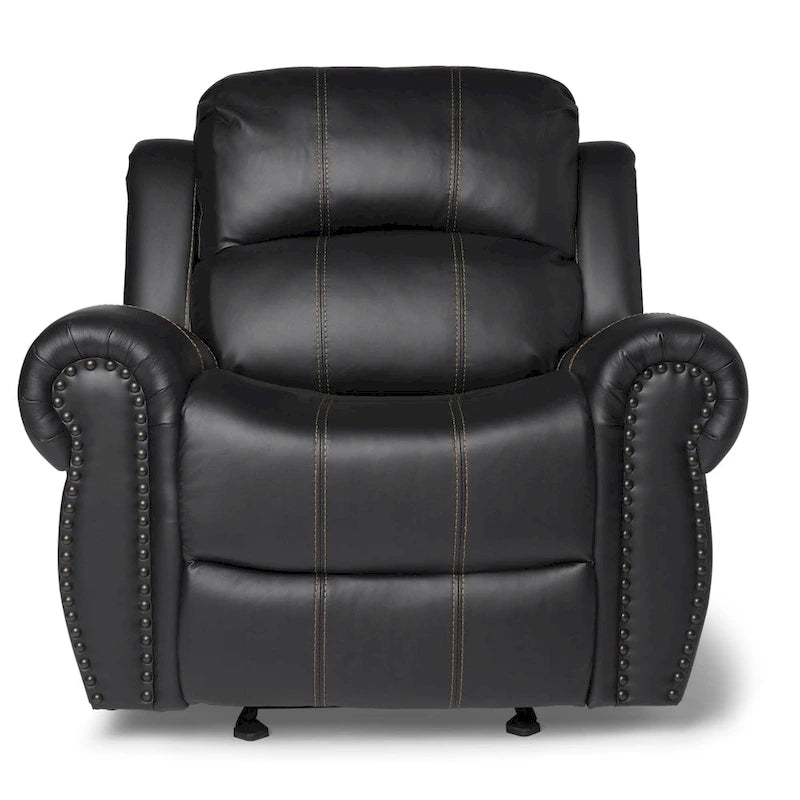 Fauteuil inclinable Charlie en cuir PU de Christopher Knight Home