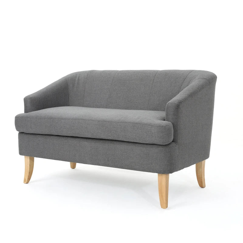 Canapé deux places Sheena Mid-century Modern en tissu par Christopher Knight Home