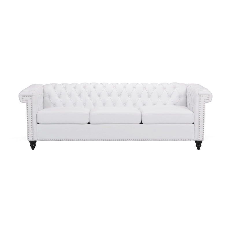 Canapé 3 places capitonné Chesterfield Parkhurst par Christopher Knight Home