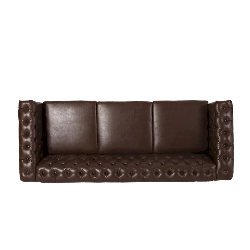 Canapé 3 places capitonné Chesterfield Parkhurst par Christopher Knight Home