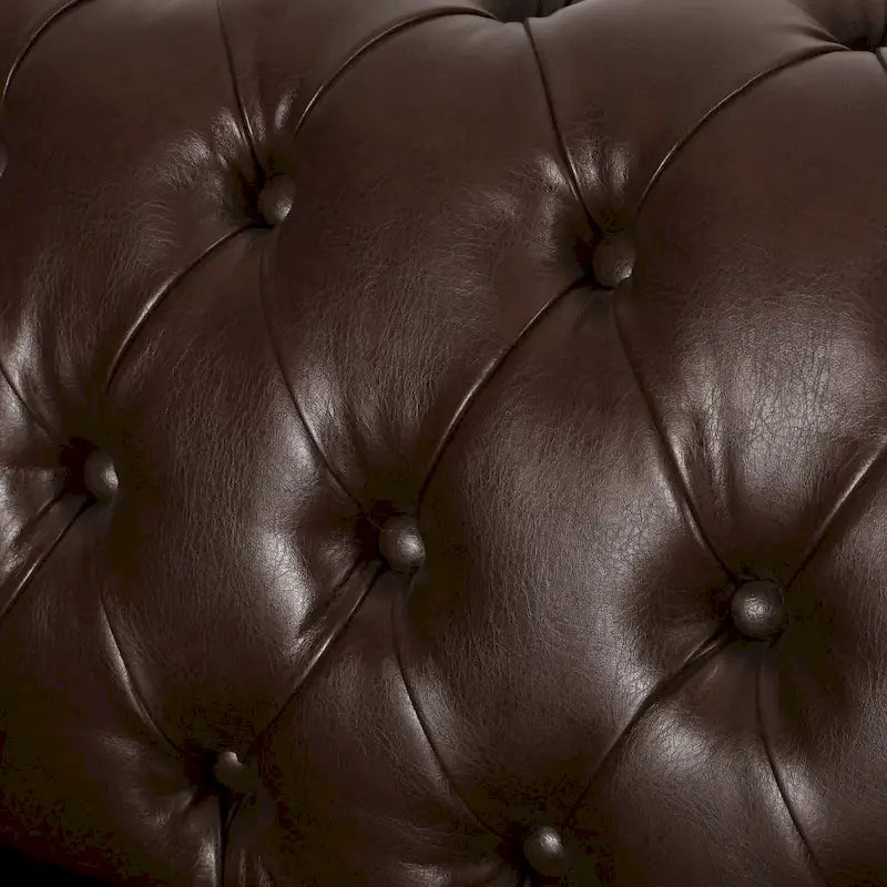 Canapé 3 places capitonné Chesterfield Parkhurst par Christopher Knight Home