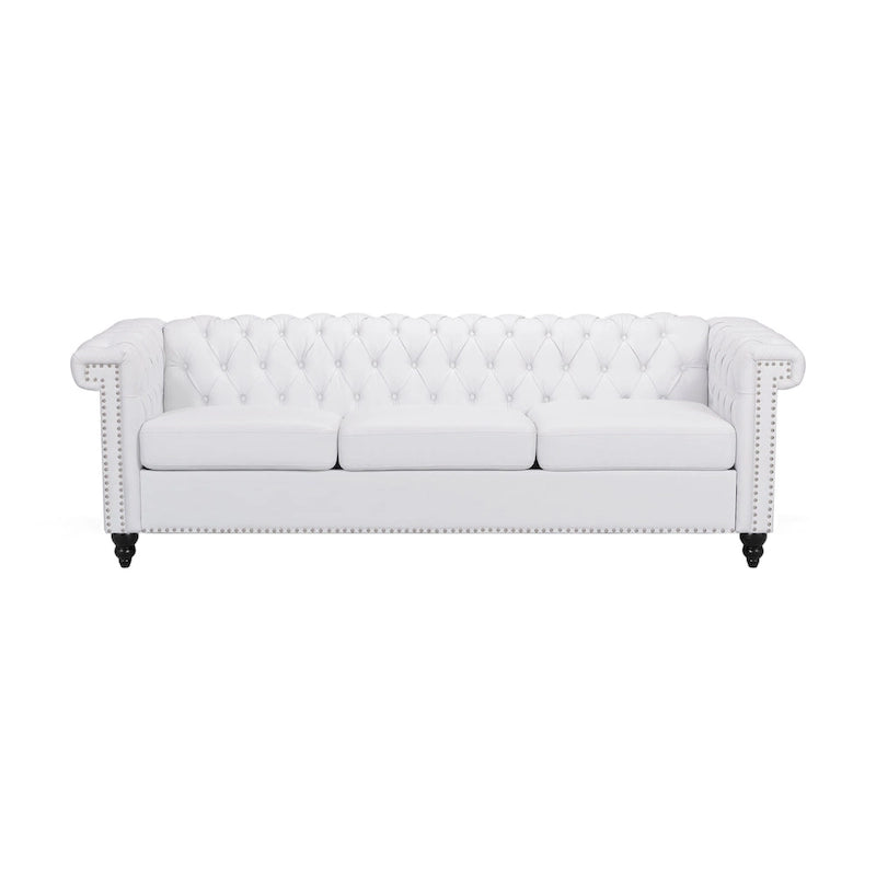 Canapé 3 places capitonné Chesterfield Parkhurst par Christopher Knight Home