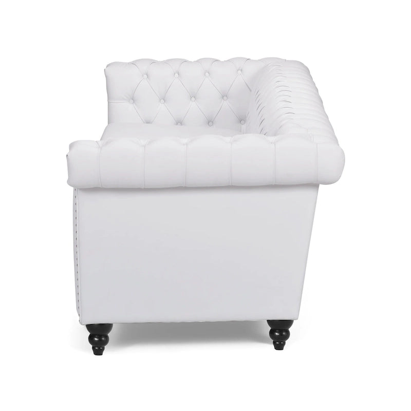 Canapé 3 places capitonné Chesterfield Parkhurst par Christopher Knight Home