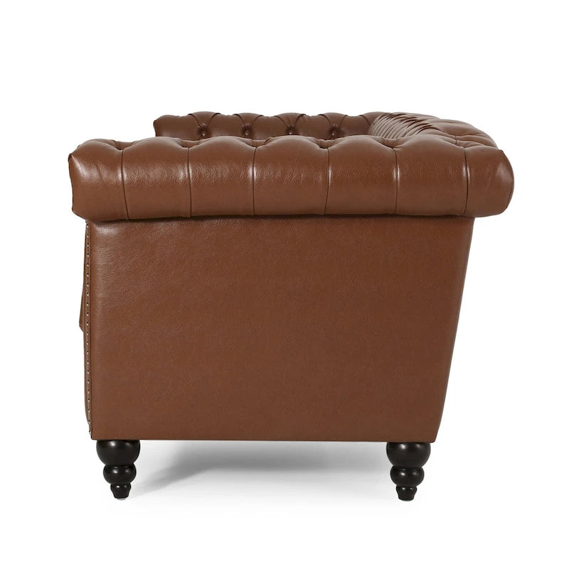 Canapé 3 places capitonné Chesterfield Parkhurst par Christopher Knight Home