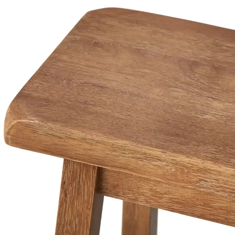 Tabourets de bar à hauteur de comptoir Simple Living Marney en bois d'hévéa de 61 cm (lot de 2)