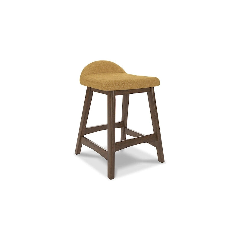Signature Design by Ashley Lyncott Tabouret de bar rembourré hauteur comptoir (lot de 2) – 19 larg. x 20 prof. x 29 haut.