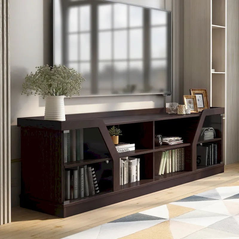 Meuble TV large DH BASIC Modern Espresso 71 de Denhour