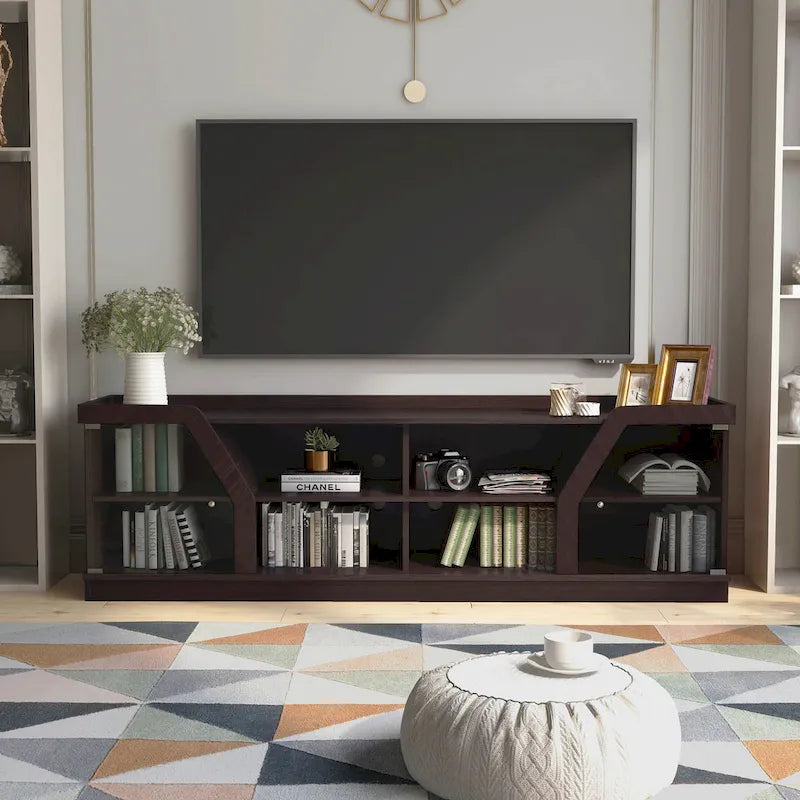 Meuble TV large DH BASIC Modern Espresso 71 de Denhour
