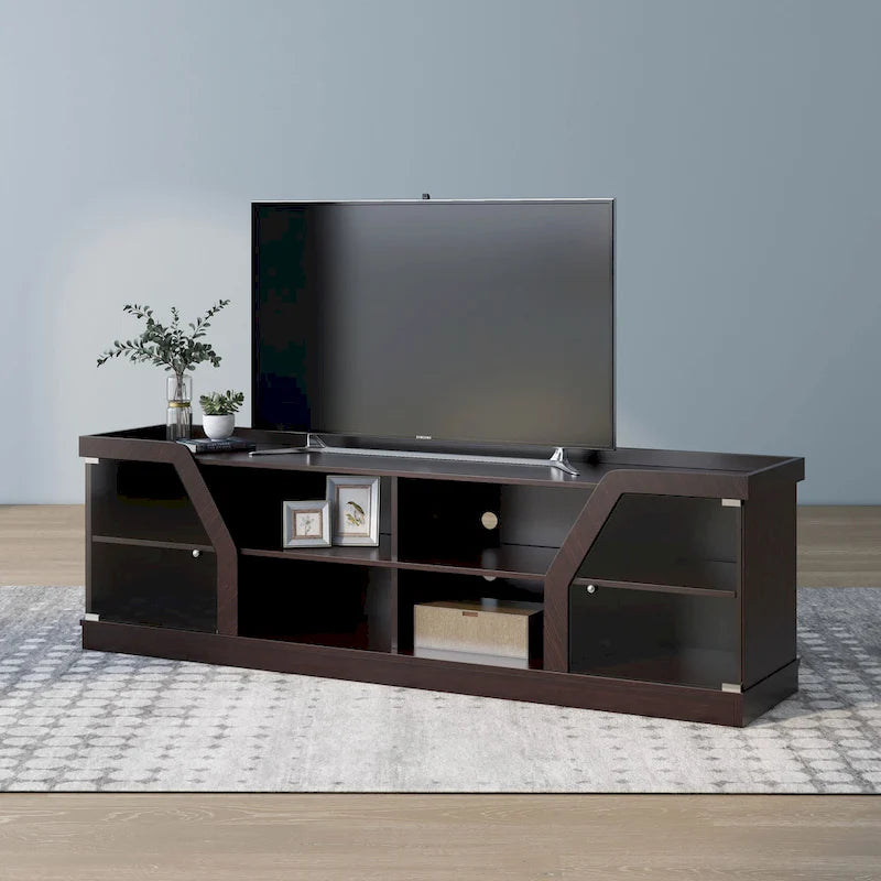 Meuble TV large DH BASIC Modern Espresso 71 de Denhour