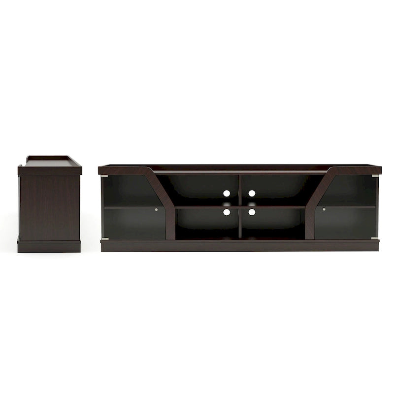 Meuble TV large DH BASIC Modern Espresso 71 de Denhour