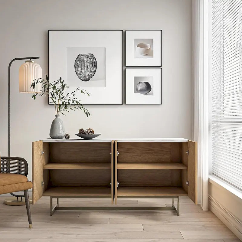 Meuble console Roomfitters/Meuble TV/Buffet jusqu'à 60 - 58 pouces