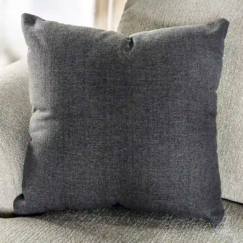 Canapé Frane transitionnel beige en chenille avec coussins en T par Furniture of America