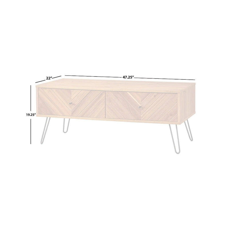 Table basse Lifestorey Alexandria à 2 tiroirs